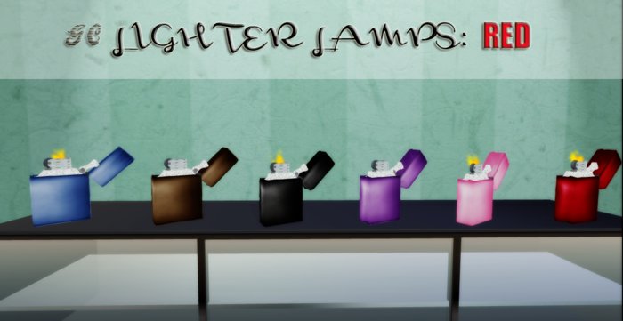 .::.G.C Lighter Lamp.::.-Red