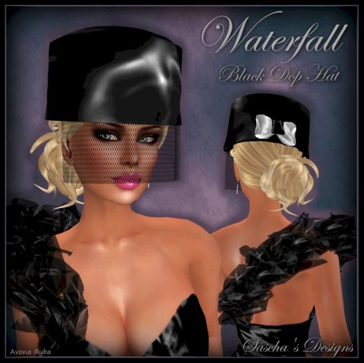 SAS - Waterfall Dop Hat - Black