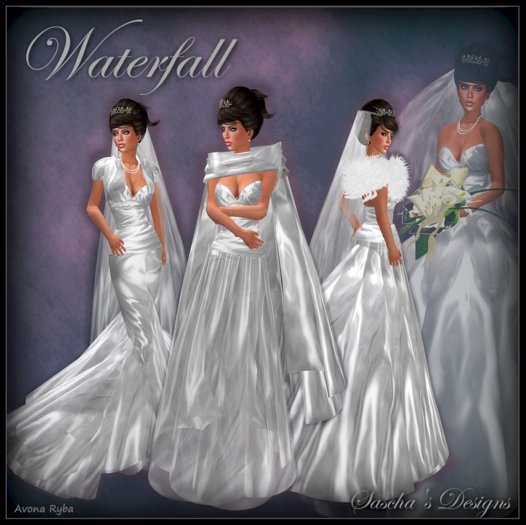 SAS - Waterfall Wedding Gown (BoM)