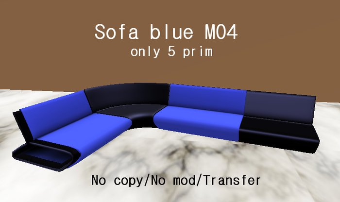 Sofa blue M04