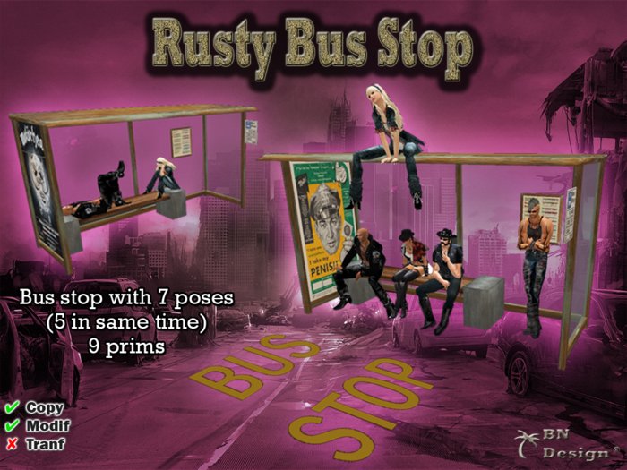 BN Rusty Bus Stop