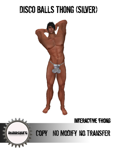 Mindshift - Disco Balls Thong (Silver)
