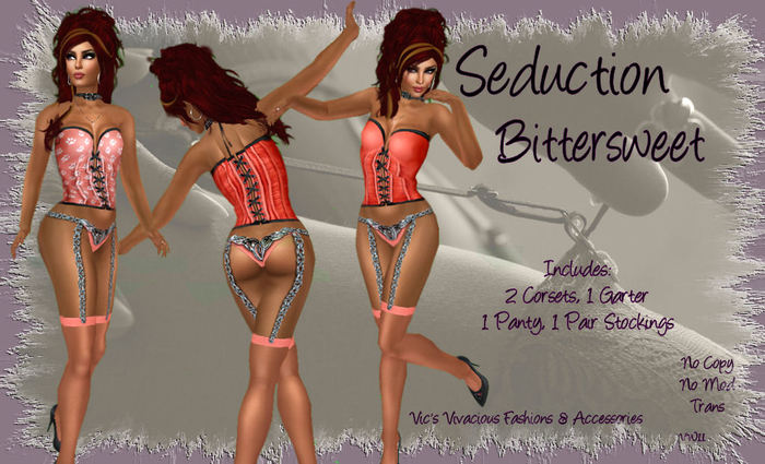Want this? Bittersweet Corset Set-Boxed