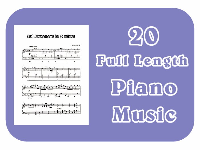 Piano Sheet Music ( Jazz, Classical, Love Song )