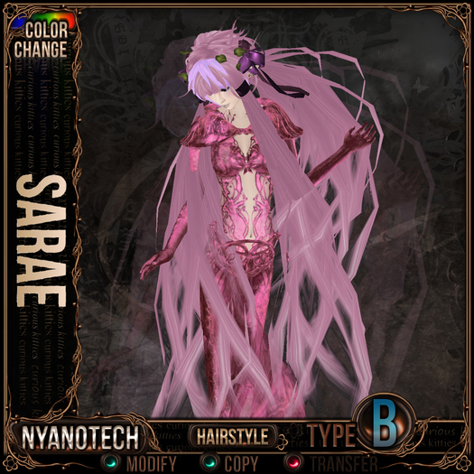 =^.^= Curious Kitties - Nyanotech Hair [Type B] - Sarae V3