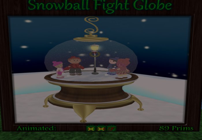 Snowball Fight Globe (Boxed)