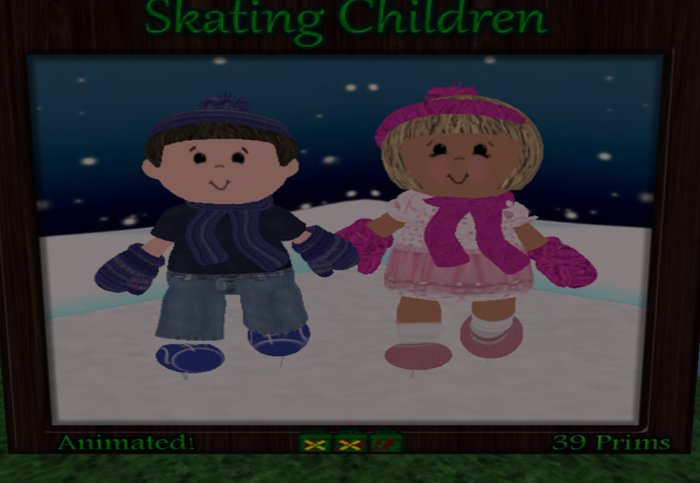 Skating Children (Boxed)