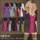 DCNY Color Block Dress in All Colors, 9 dresses.