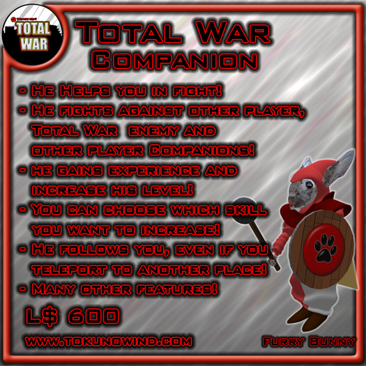 Total War Companion Furry Bunny