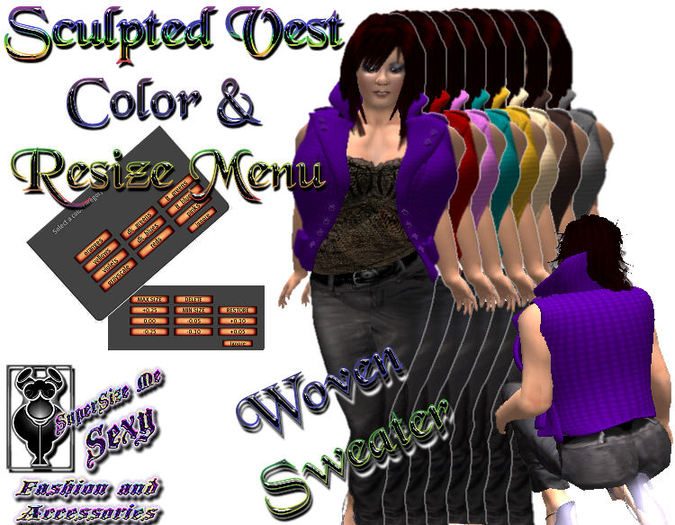 SSMS-Vest-Woven Sweater- Color Menu
