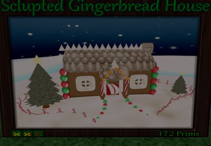 Sculpted Gingerbread House (boxed)