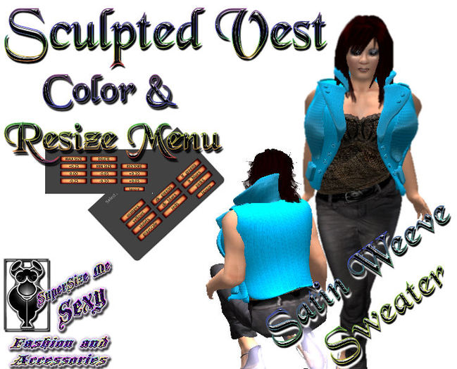 SSMS-Vest- Satin Weeve Sweater- Color Menu