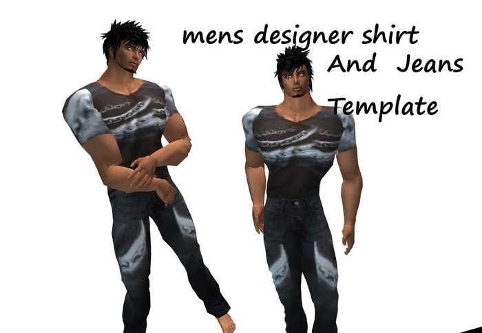 mens designer outffit template