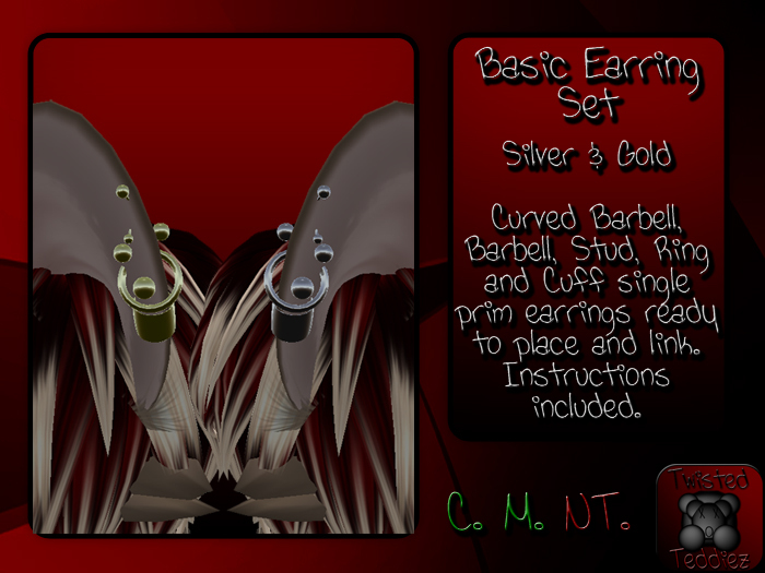 {T.t} Basic Earring Set