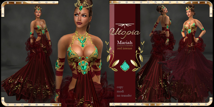 Utopia Mariah red intense - Appliers Included!