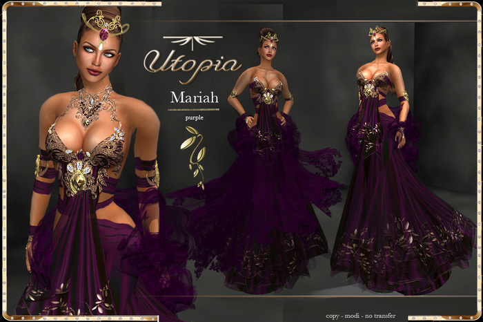 Utopia Mariah purple - Appliers Included!