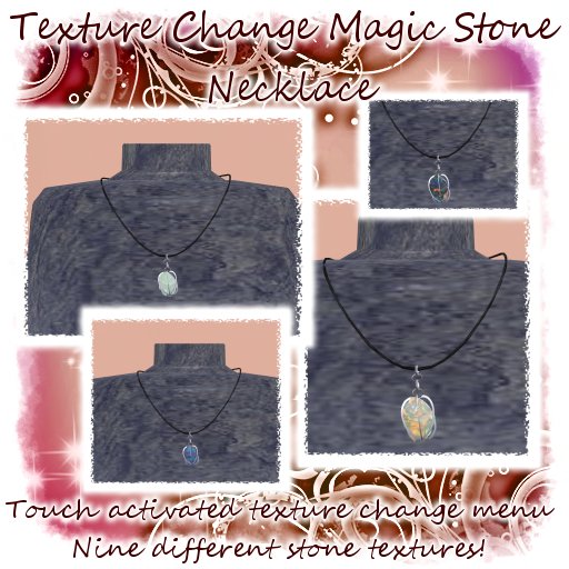 Texture Change Magic Stone Necklace