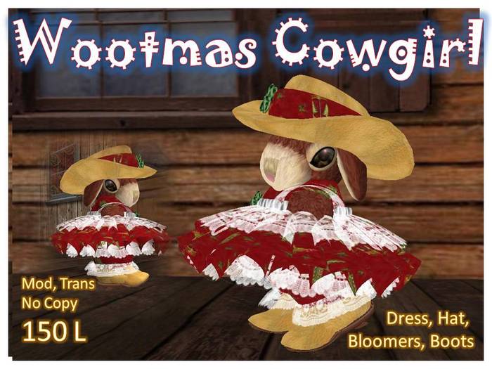 Wootmas Cowgirl Red Box