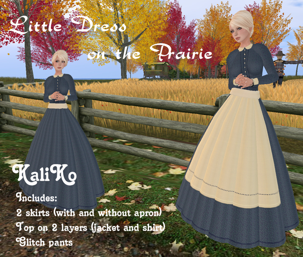 KaliKo - Little Dress On The Prairie Blue