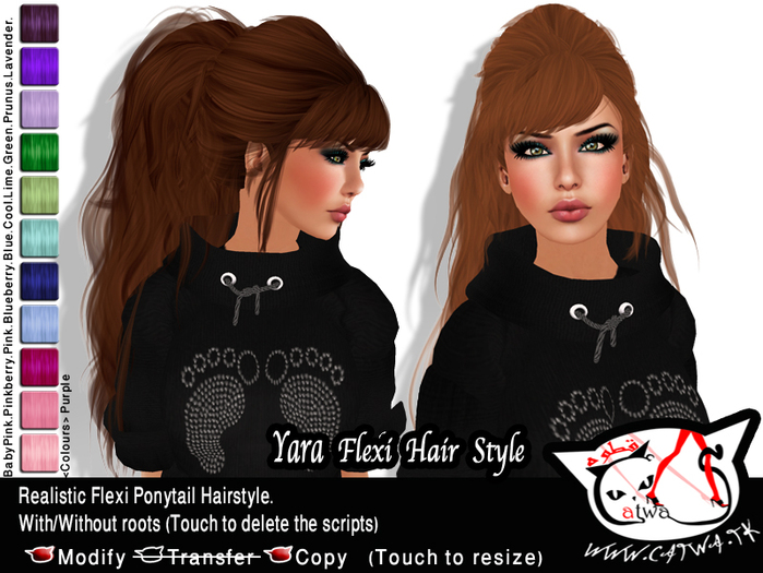 ^;^CaTwA^;^ Yara V1/Colours