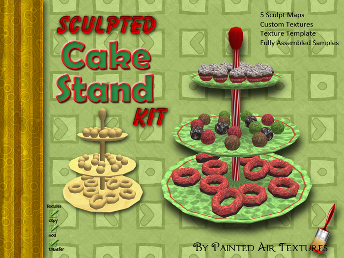 (PAT Sculpted 3-Tier Cake Stand Kit)