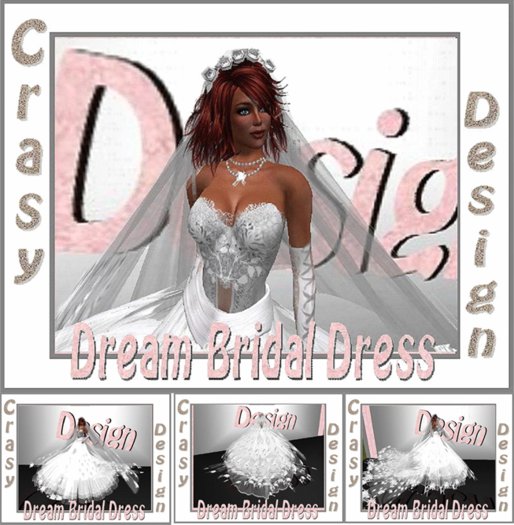 DREAM BRIDAL DRESS BOXED
