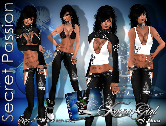 (SP) XMAS Girl-black-