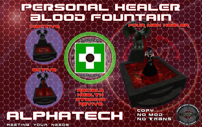 AlphaTech Personal Healer (Blood Fountain) + CCS Enhanced