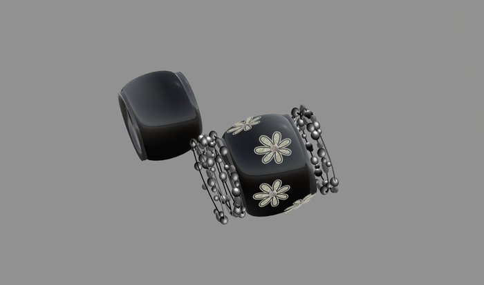 *JD*BRACELET SET  black