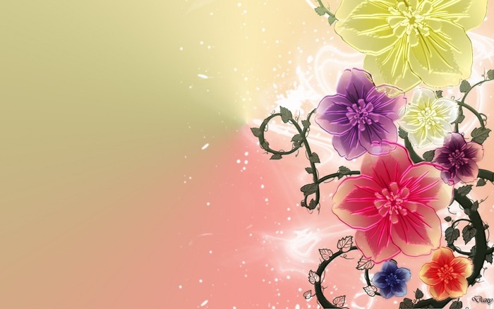 Great texture arte floral-1440x900
