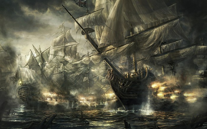 Great texture barcos de guerra-1280x800
