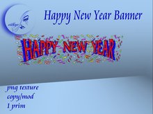 Happy New Year Banner/box