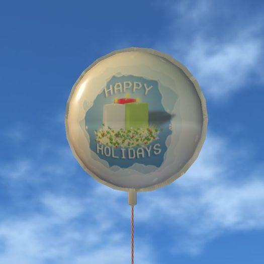 XC Balloons - Happy Holidays Candle Balloon