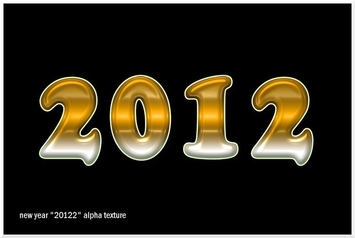 new year alpha texture 2012
