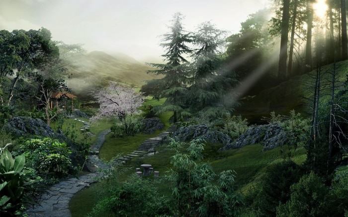 Great poster texture bosque chino-1280x800 