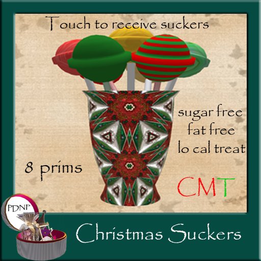 PDN: CHRISTMAS SUCKERS BOXED