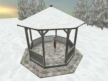 Snowy Gazebo (One of the festive winter and seasonal items from my Snow Dome for your winter holidays