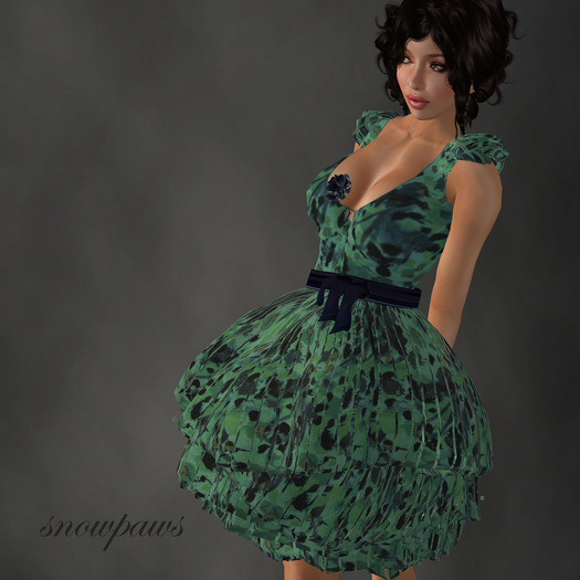 Snowpaws - Leau Cocktail Dress - Lush