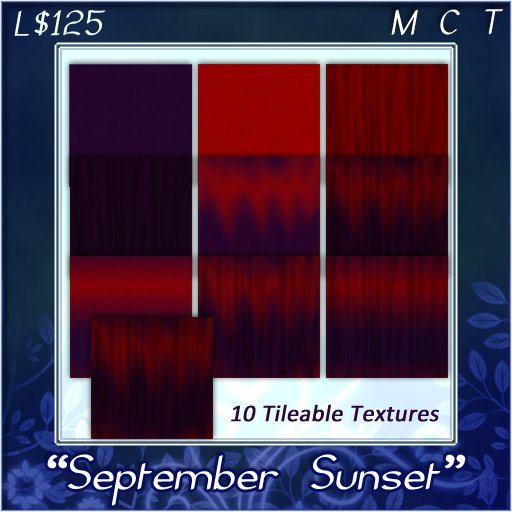 -=E=- September Sunset Texture Pack [boxed]