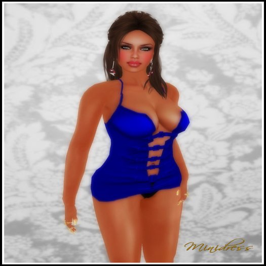 MINI DRESS DARK BLUE