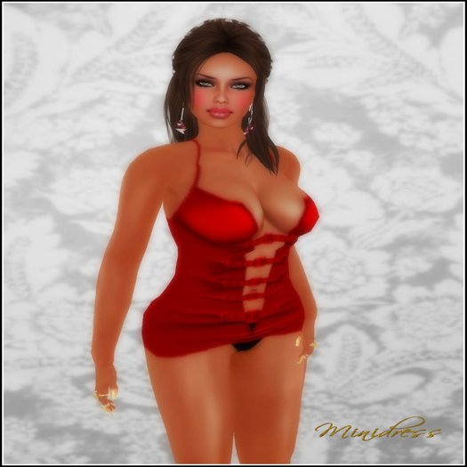 MINI DRESS RED