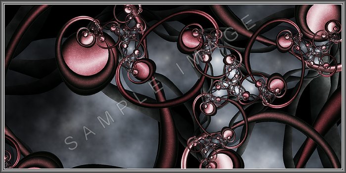 Pearls and Lace - Fractal Art by Sethra Logoth