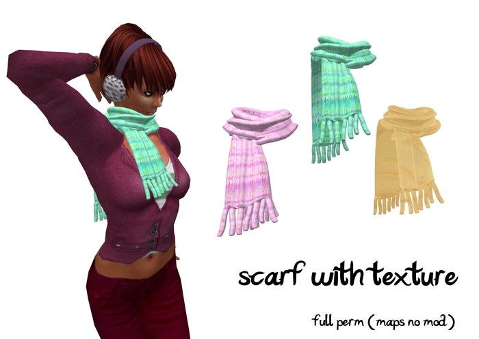 *Diesel Magic* scarf sculpted maps with texture