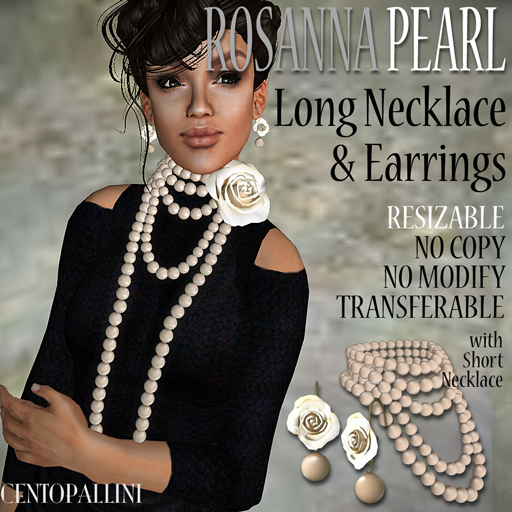 *CentoPallini* ROSANNA [Necklace] Pearl