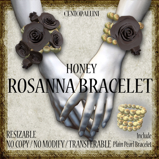*CentoPallini* ROSANNA [Bracelet] Honey