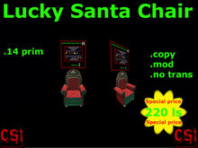 Lucky Santa Chair (box)