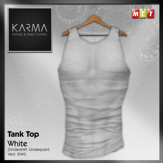 Karma - Tank Top - White (Mi)