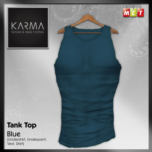Karma - Tank Top - Blue (Mi)