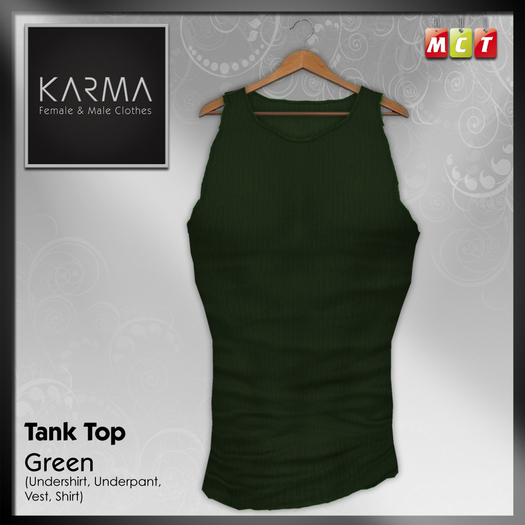 Karma - Tank Top - Green (Mi)
