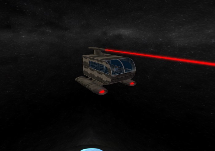 Kal's Sci-Fi Shuttle With Laser Canon